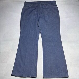 Vintage 1970s Maverick Jeans Mens 38x30 Bootcut‎ Western Blue Denim USA Made